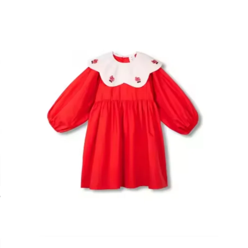 Children's WYN AW26 Autumn/Winter Fashion Printed Dress for Girls New Seasonal Style