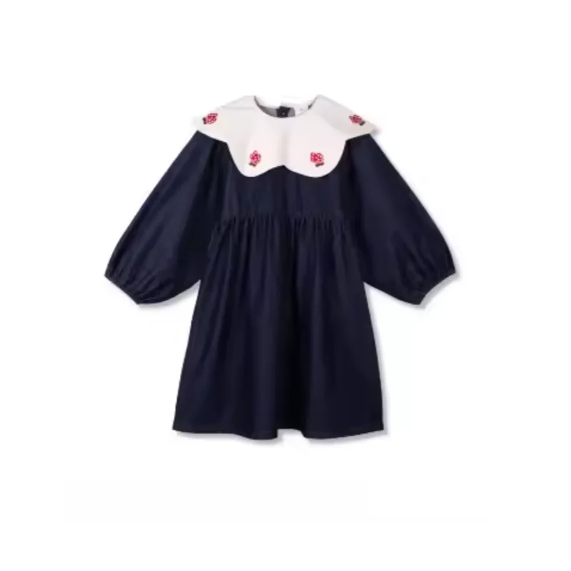 Children's WYN AW26 Autumn/Winter Fashion Printed Dress for Girls New Seasonal Style
