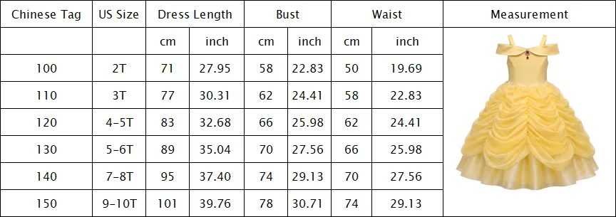 Girls Luxury Yellow Off Shoulder Princess Dress Ruby Accents Belle Cosplay Costume Birthday Party Elegant Ruched Tulle Ball Gown