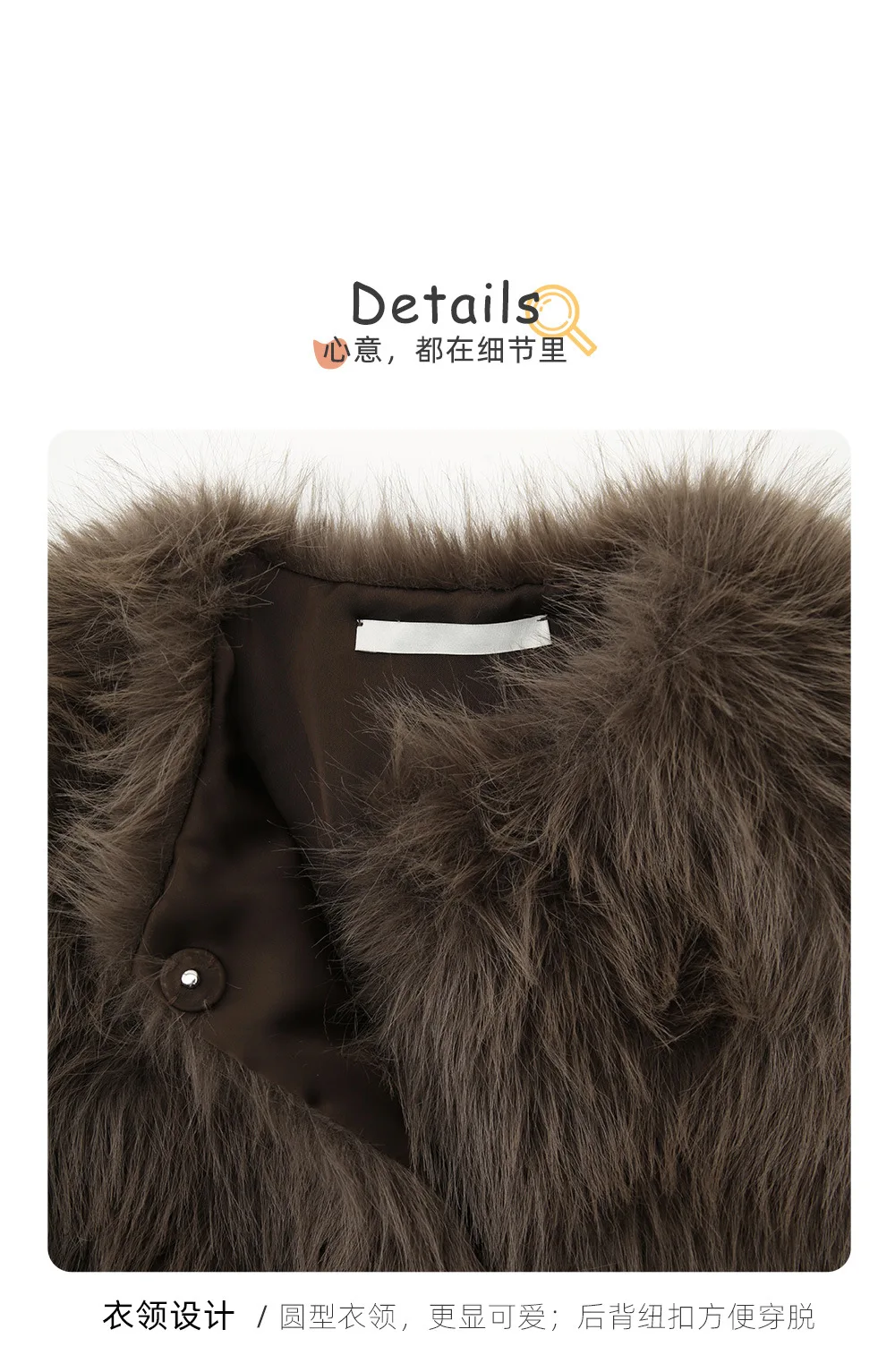 2026 Childrens Faux Fox Fur Coat Thicken Warm Kids Girls Winter Fur Jacket Trendy Toddler Little Girl Outerwears Baby Girls Fur