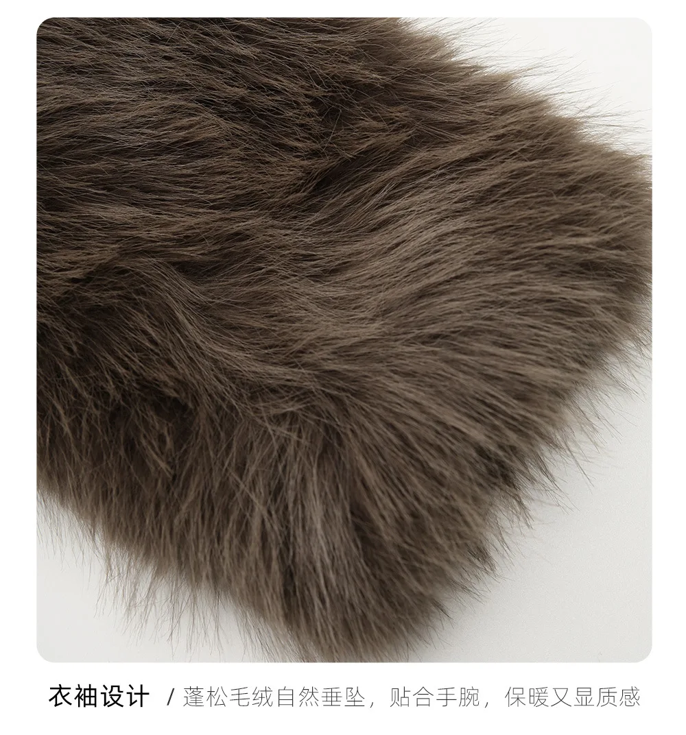 2026 Childrens Faux Fox Fur Coat Thicken Warm Kids Girls Winter Fur Jacket Trendy Toddler Little Girl Outerwears Baby Girls Fur