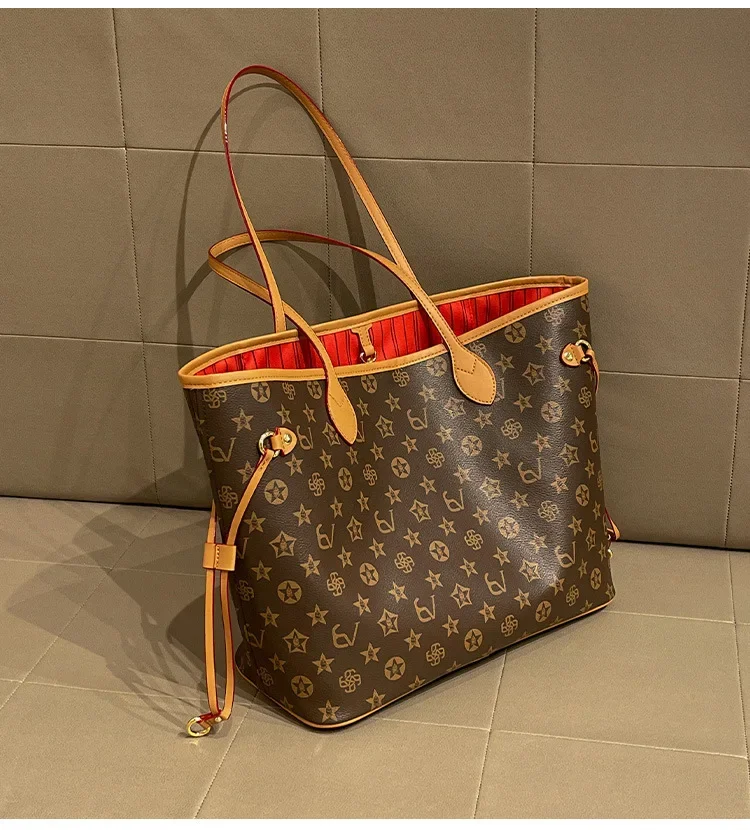 Large capacity shopping handbag, new fashionable women's chain strap shoulder bag, casual party women's bag