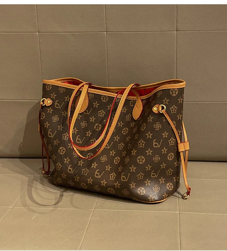 Large capacity shopping handbag, new fashionable women's chain strap shoulder bag, casual party women's bag