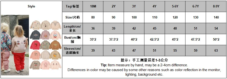 2026 KS Baby Girls Cartoon Candy Jackets Winter Kids Clothes Girls Lambswool Jackets Outerwear Coats Toddler Flight Suit Jacket