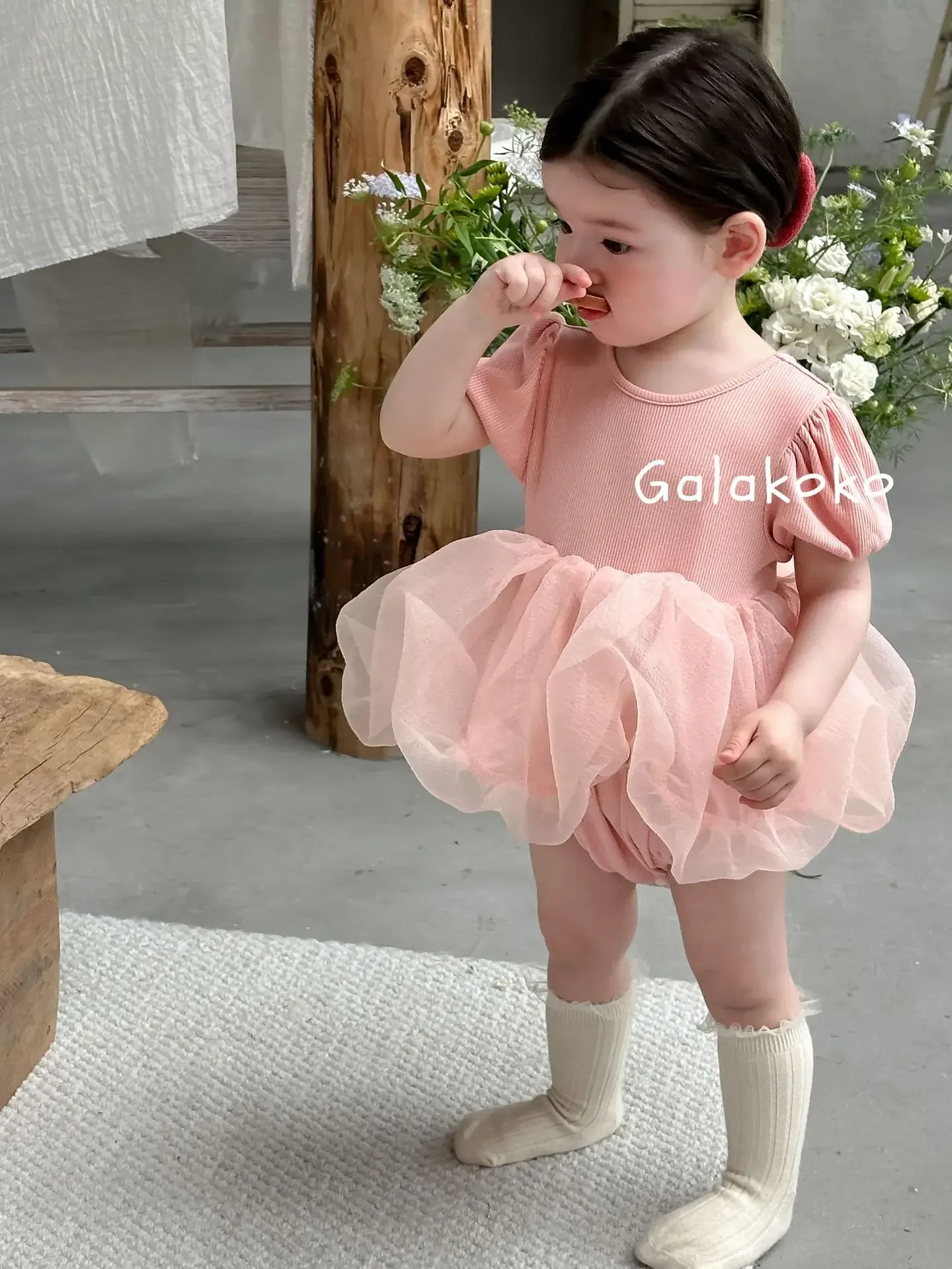 Somenie Summer baby and child conjoined triangle Ha Yi Sha dress crawling dress holiday outing princess dress girl sleeveless
