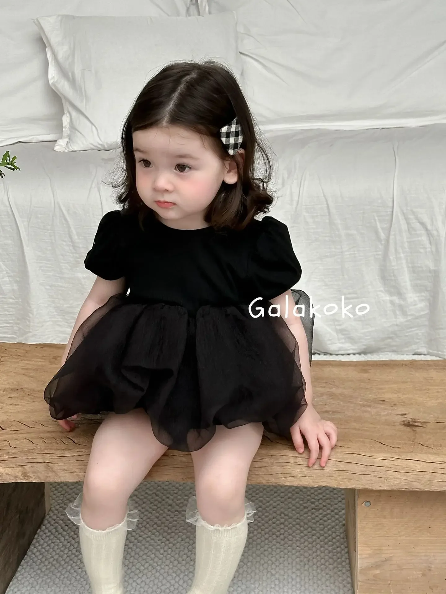 Somenie Summer baby and child conjoined triangle Ha Yi Sha dress crawling dress holiday outing princess dress girl sleeveless