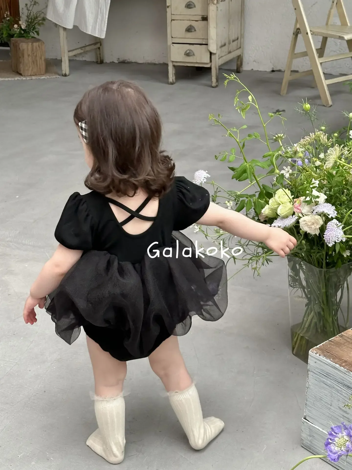 Somenie Summer baby and child conjoined triangle Ha Yi Sha dress crawling dress holiday outing princess dress girl sleeveless