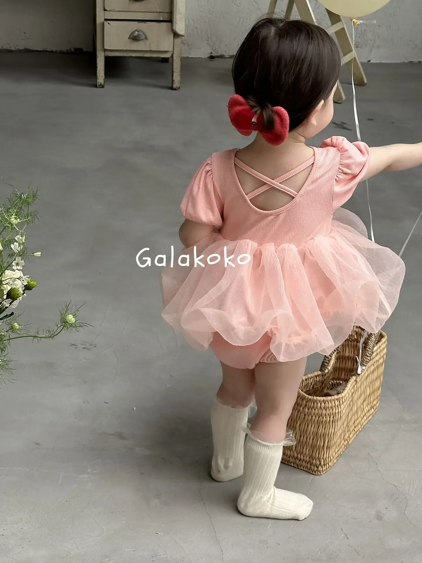 Somenie Summer baby and child conjoined triangle Ha Yi Sha dress crawling dress holiday outing princess dress girl sleeveless