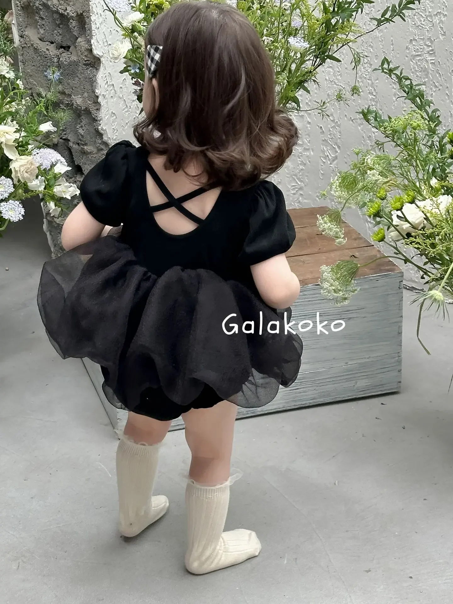 Somenie Summer baby and child conjoined triangle Ha Yi Sha dress crawling dress holiday outing princess dress girl sleeveless