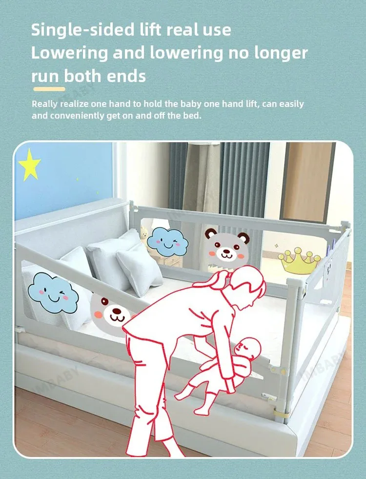 IMBABY Baby Playpen Liftable Bed Fence Portable Playpen Bed Play Space for Children Crib Rail Barrier High Quality Fence for Kid
