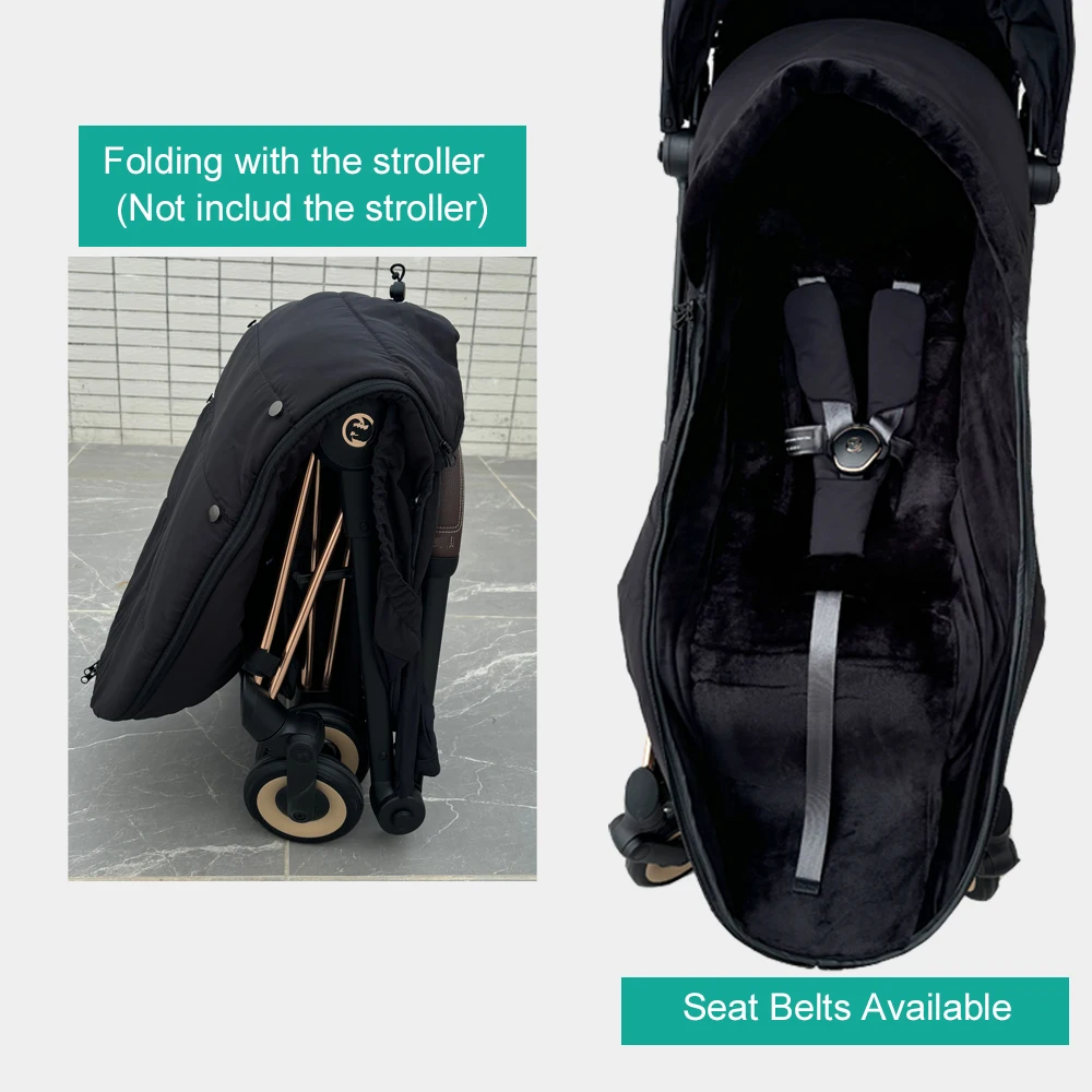 Baby Cart Winter Footmuff Compatible With Cybex Priam & Mios & COYA Strollers, Universal Baby Stroller Accessories Warm Socks