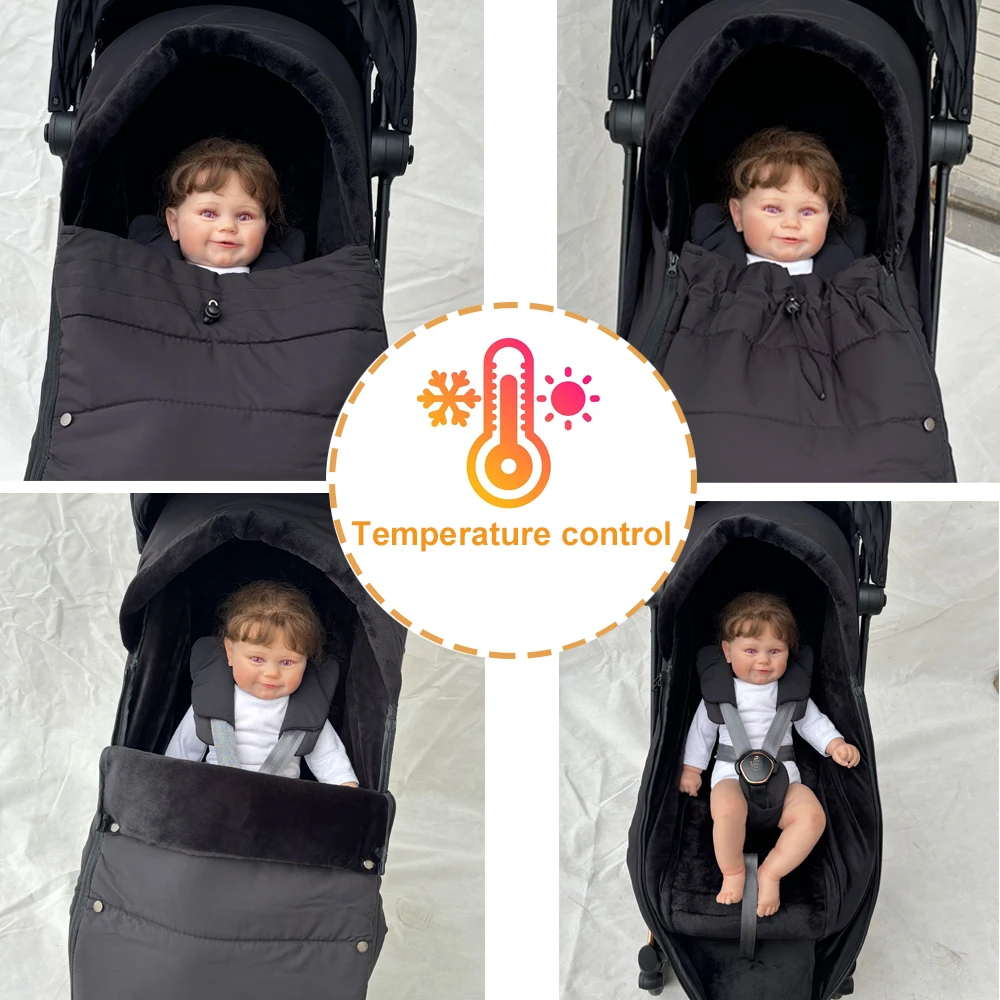 Baby Cart Winter Footmuff Compatible With Cybex Priam & Mios & COYA Strollers, Universal Baby Stroller Accessories Warm Socks