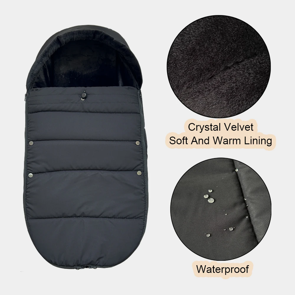 Baby Cart Winter Footmuff Compatible With Cybex Priam & Mios & COYA Strollers, Universal Baby Stroller Accessories Warm Socks