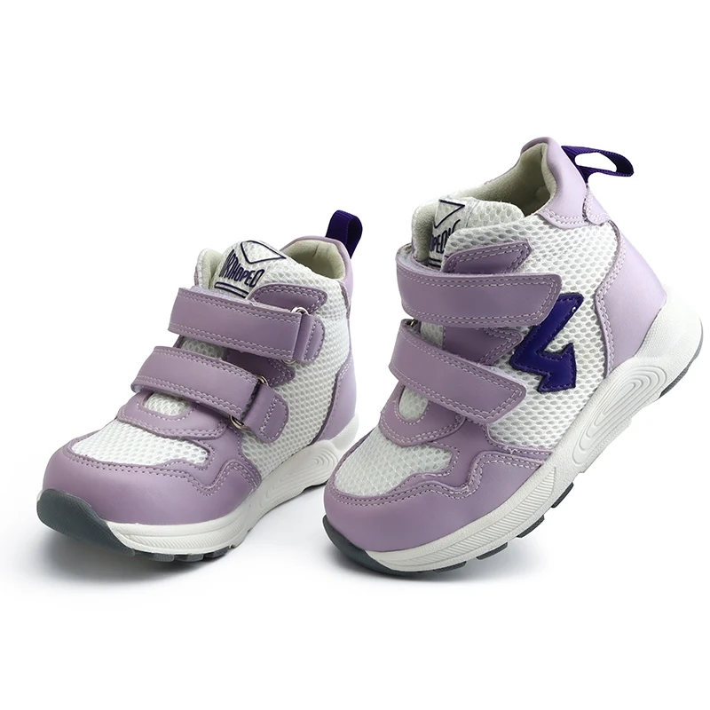 Corrective Orthopedic Sneaker for Kids High Top AFO Leather, Boys and Girls' Arch Support Shoes for Prophylactic Toe Walking