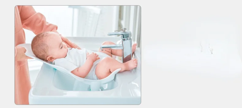 Cute Baby Bath Baby Ass Washing Basin For Baby Newborn Washing PP Tub Portable Infant Can Sit And Lie Down Bath Accessories