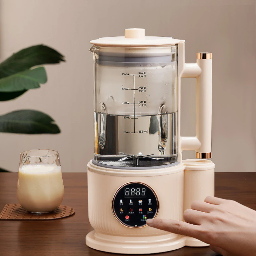 1500ml Baby Soy Milk Machine Electric Juicer Blender Soybean Milk Maker Wall Breaking Machine Rice Paste Maker Breakfast Machin