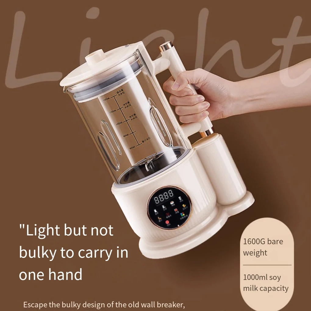 1500ml Baby Soy Milk Machine Electric Juicer Blender Soybean Milk Maker Wall Breaking Machine Rice Paste Maker Breakfast Machin
