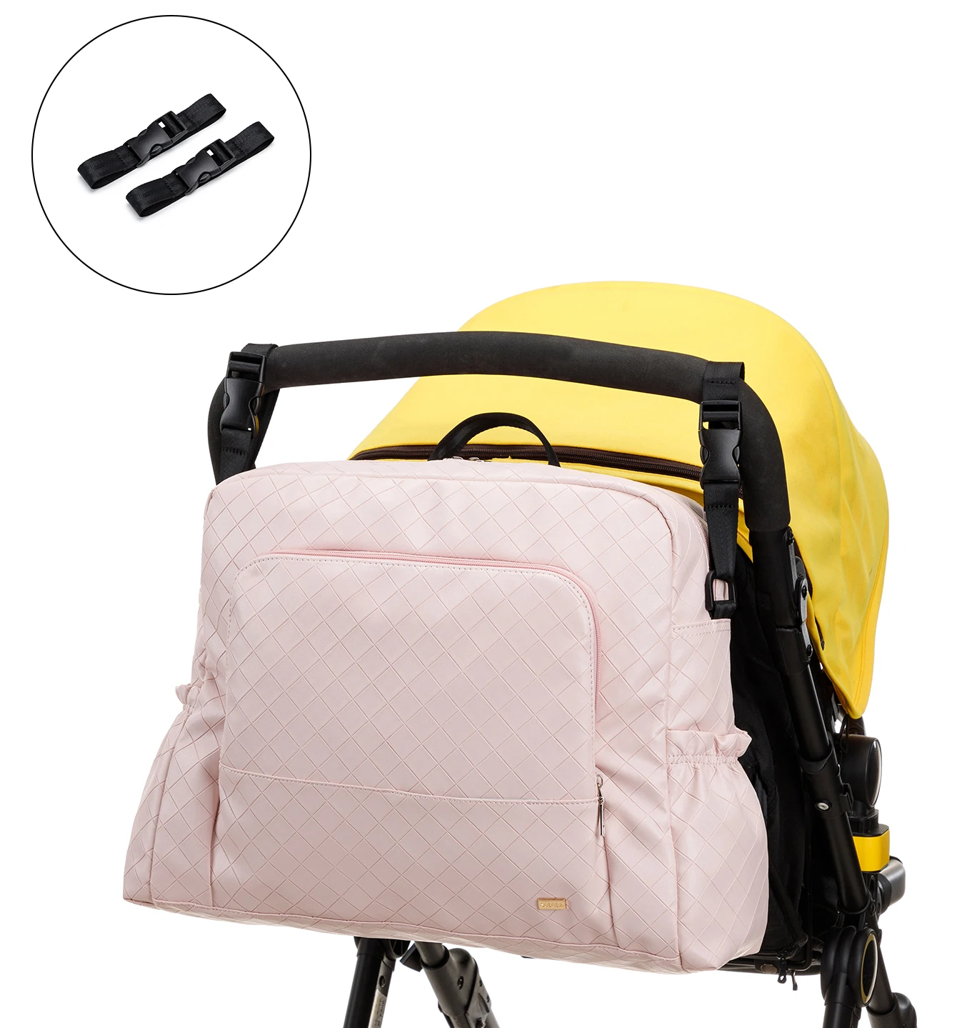 Soboba New Mommy Diaper Backpack Large Capacity Multi-functional Waterproof Diaper Bag for Quick Out Going with 2 Straps