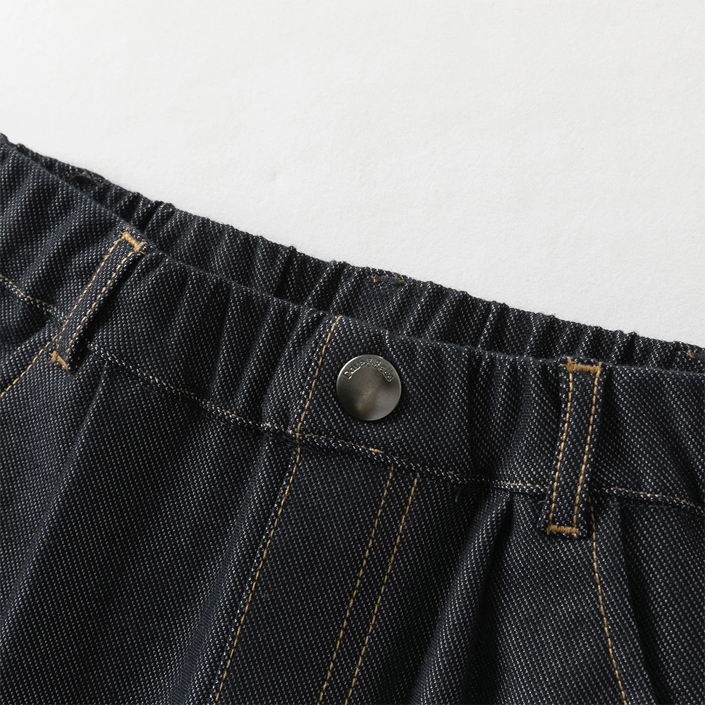 Dave Bella Children's Jean Pants 2025 New Spring Autumn Boys Cowboy Straight Pants Casual Loose Outdoor Trousers DB3252882