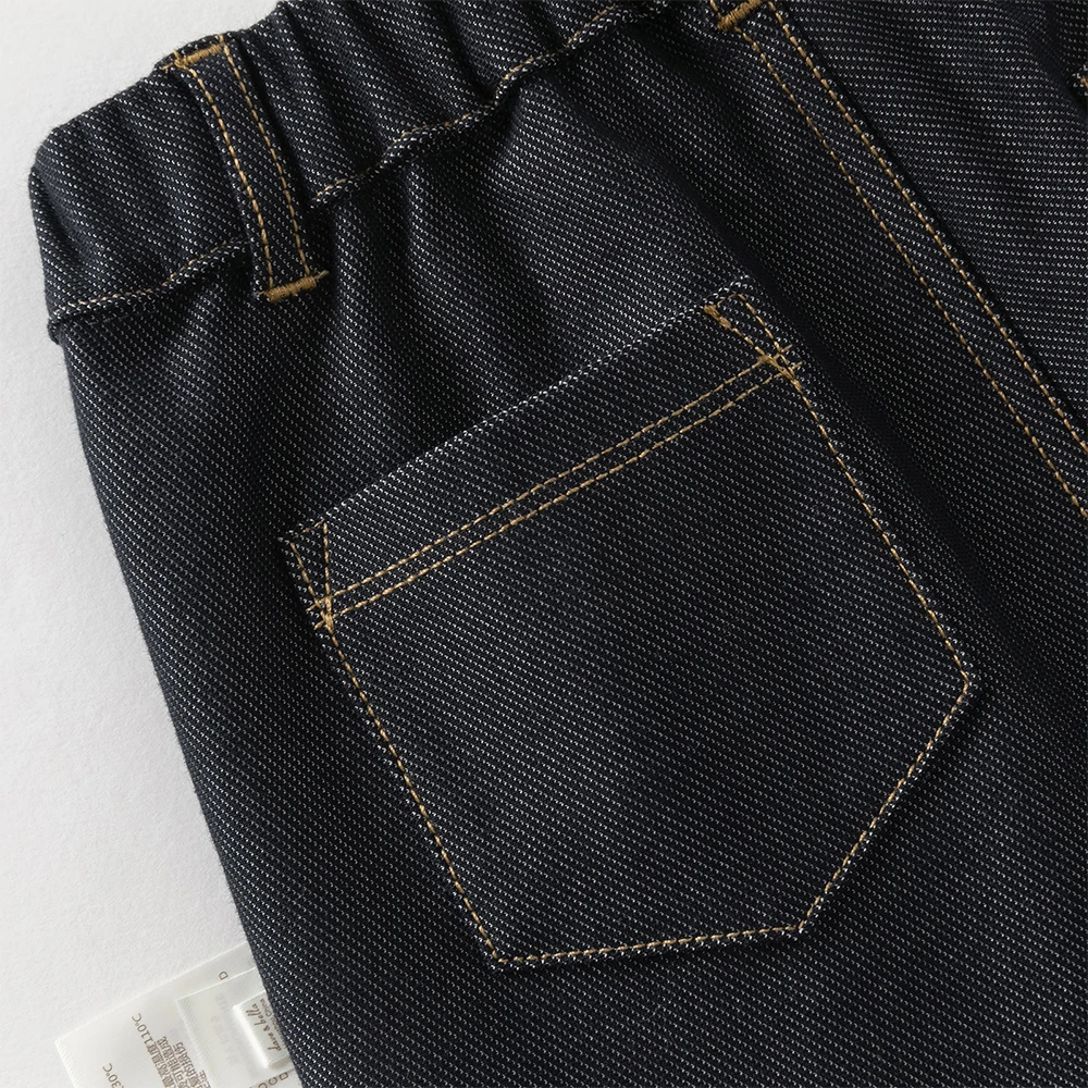 Dave Bella Children's Jean Pants 2025 New Spring Autumn Boys Cowboy Straight Pants Casual Loose Outdoor Trousers DB3252882