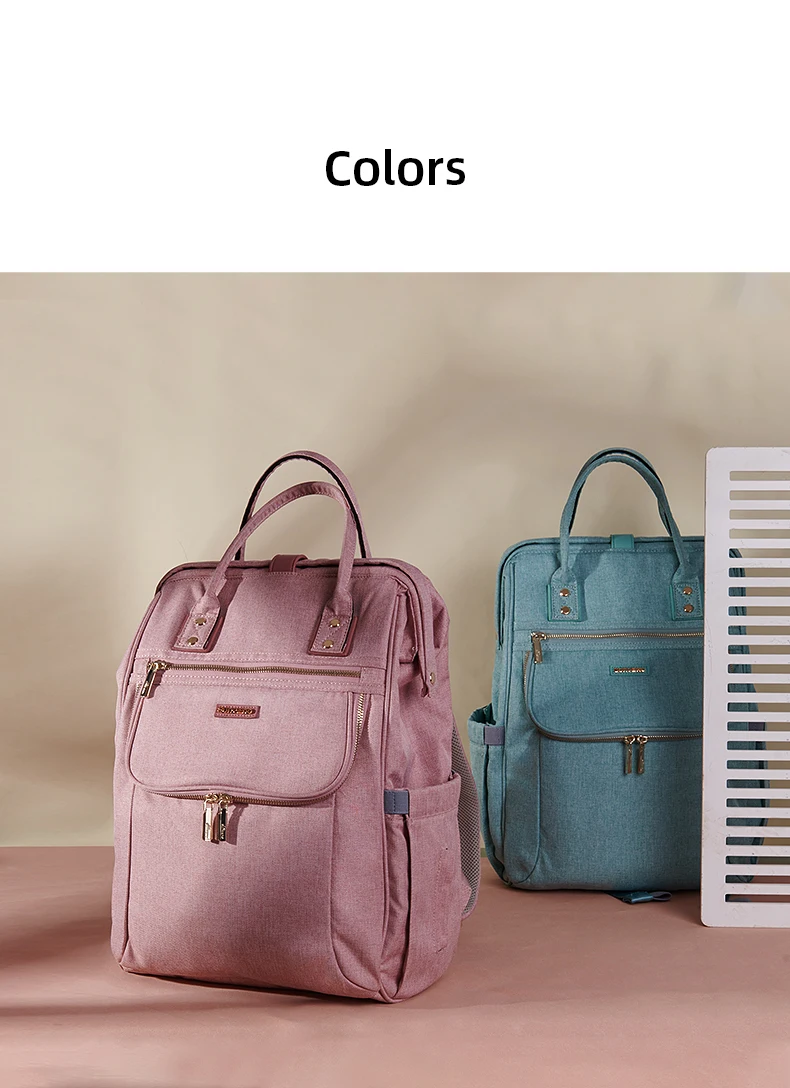 Sunveno Portable Diaper Bag Backpack Multifunction Travel Backpack Maternity Baby Changing Bags Large Capacity