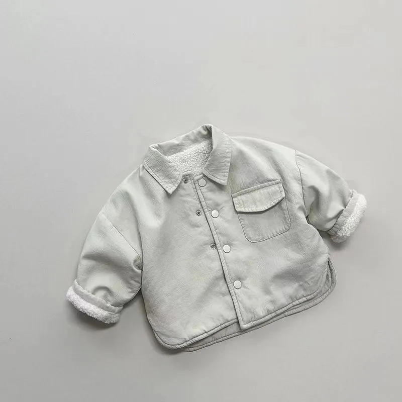 New Boy Jackets Fleece Kids Coats Fashion Children Outerwear Winter Autumn