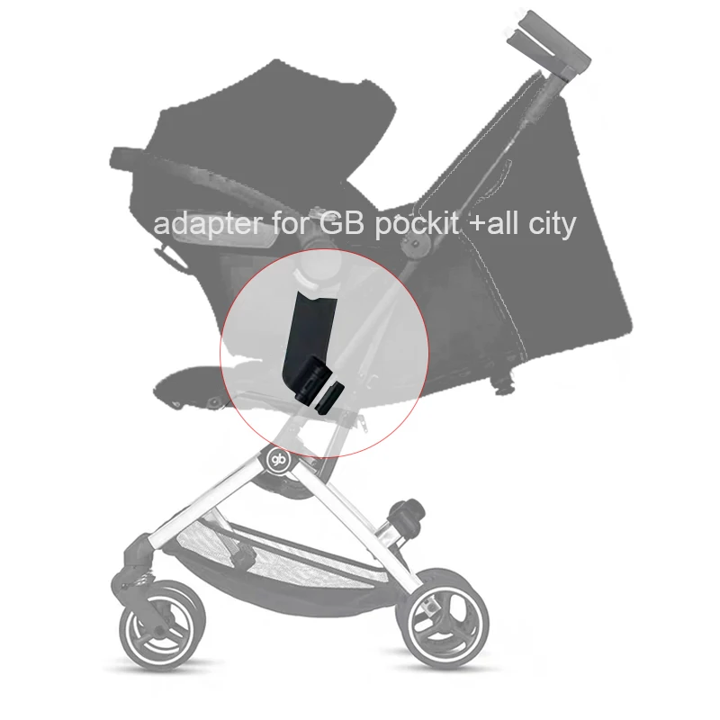 GB Pockit +All City (NOT Pockit + All Terain) Car Seat Adapter Buggy Converter Compatible Aton Cloud Q/Z Maxi-Cosi Carseat
