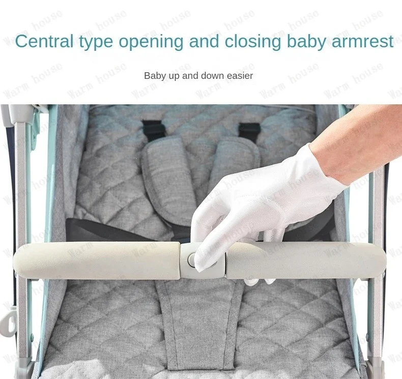 Twins baby stroller, can sit or lie down Portable folding baby stroller Detachable Double stroller baby carriage