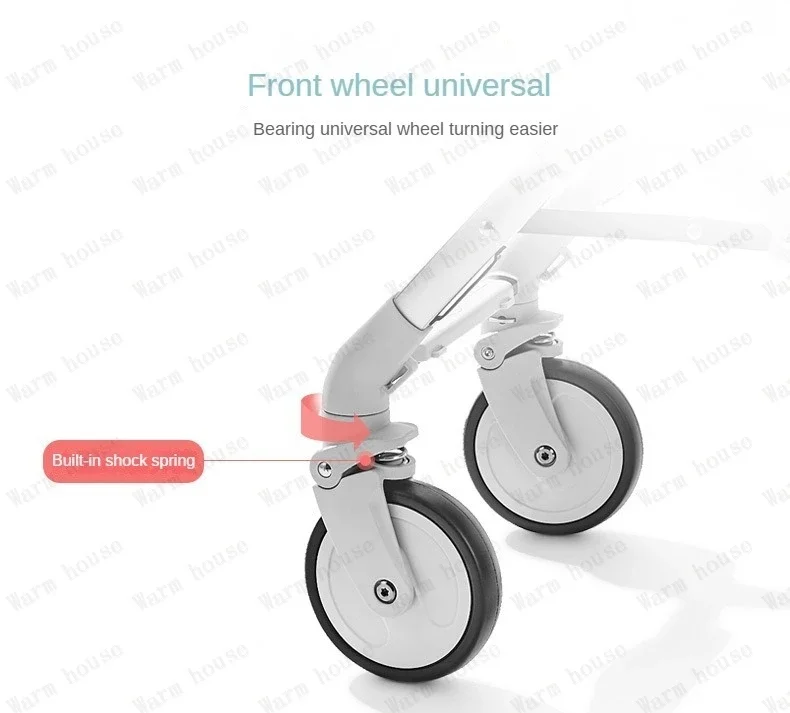Twins baby stroller, can sit or lie down Portable folding baby stroller Detachable Double stroller baby carriage