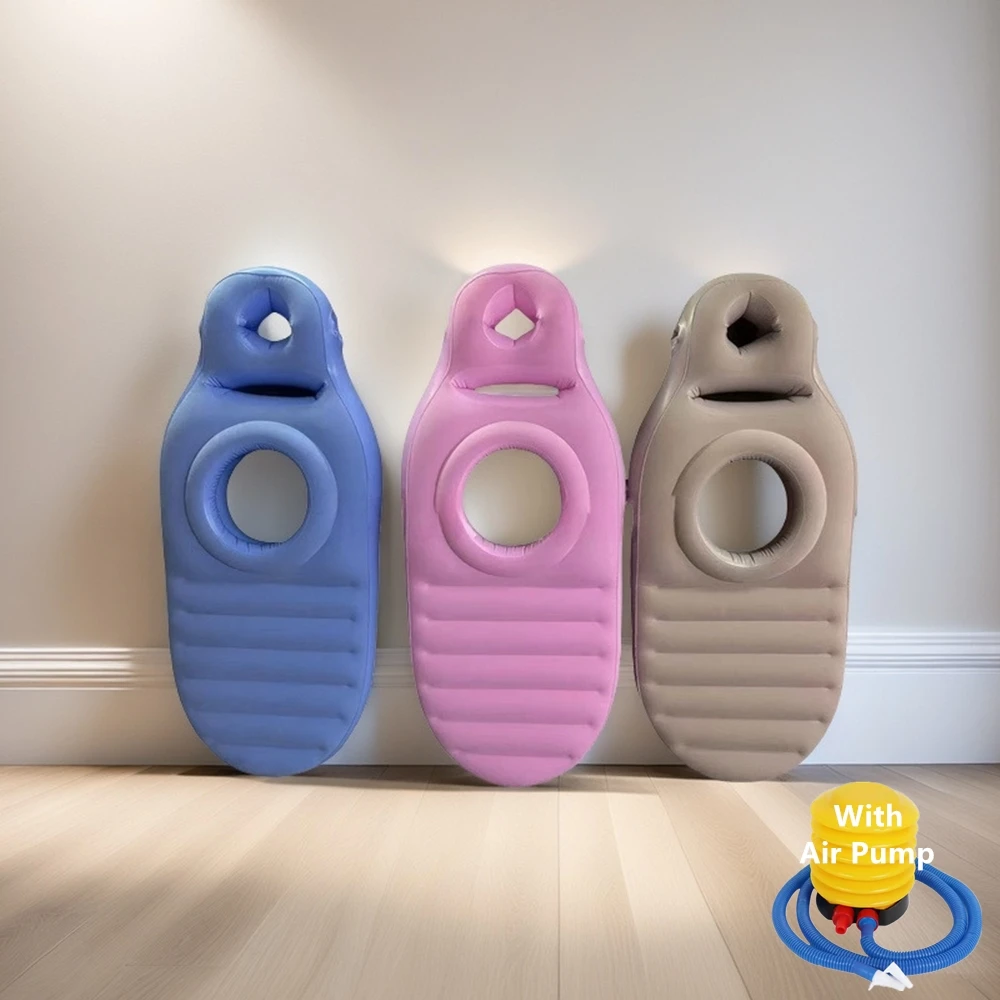 Inflatable Mattress Pregnancy Pillow O-type Yoga Mat Maternity Body Bed Pillow Sleeping Mat Body Bed Pillow Sleep With Air Pump