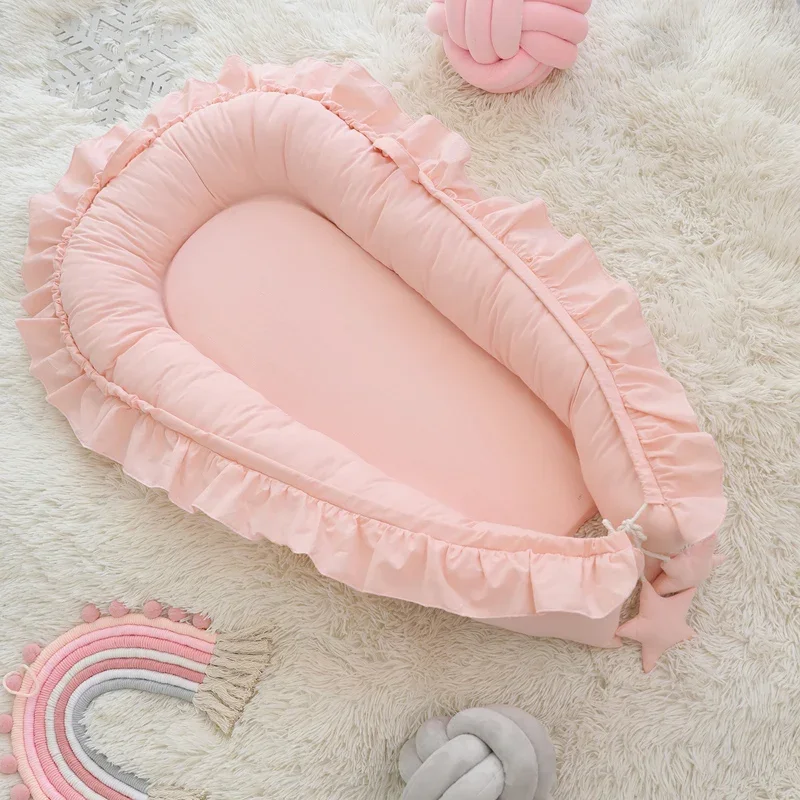 Portable Baby Cribs Removable Sleeping Nest for Baby Bed Crib with Pillow Travel Playpen Cot Infant Toddler Bed in Bed