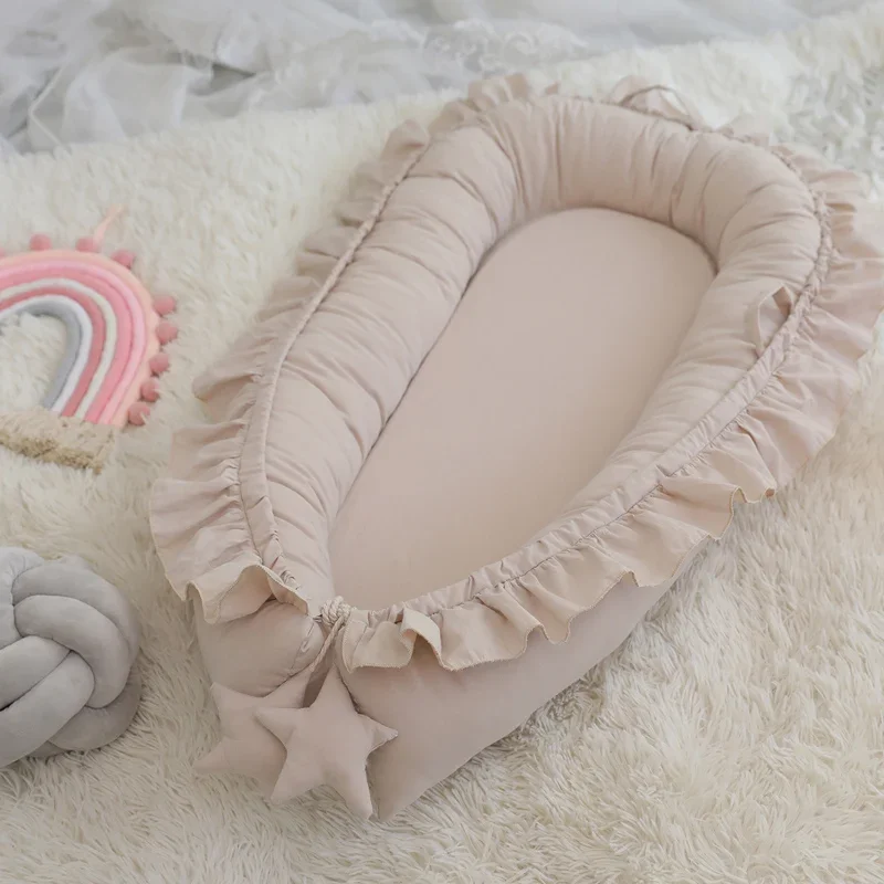 Portable Baby Cribs Removable Sleeping Nest for Baby Bed Crib with Pillow Travel Playpen Cot Infant Toddler Bed in Bed