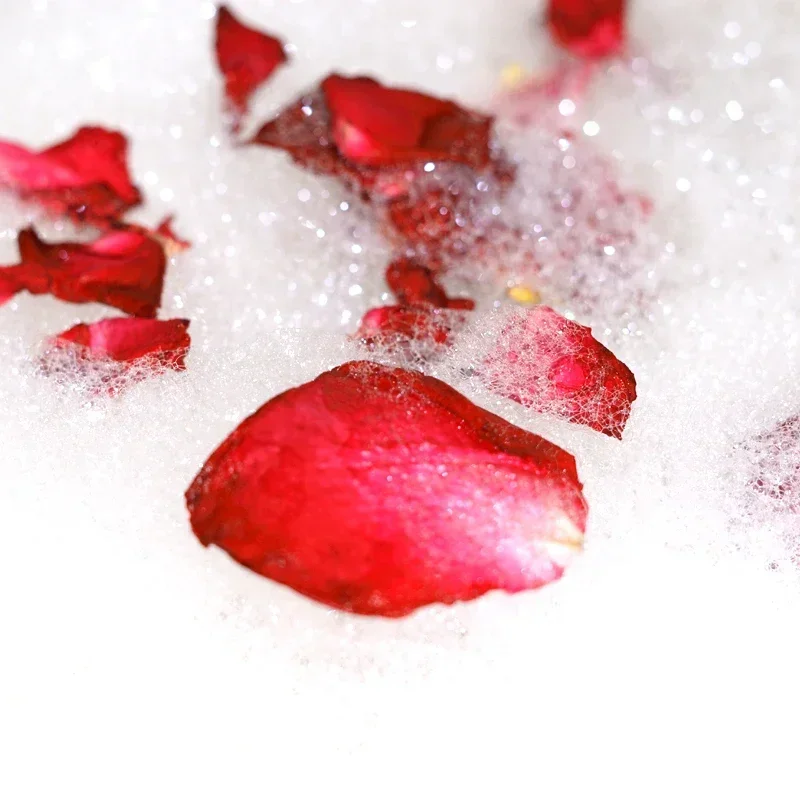 500g 2025 Fresh Rose Flowers Natural Dried Rose Petals Bath Dry Flower Petal Spa Whitening Shower Aromatherapy Bathing Supply