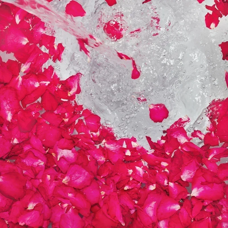 500g 2025 Fresh Rose Flowers Natural Dried Rose Petals Bath Dry Flower Petal Spa Whitening Shower Aromatherapy Bathing Supply