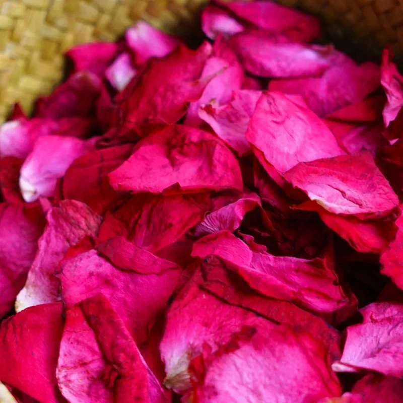 500g 2025 Fresh Rose Flowers Natural Dried Rose Petals Bath Dry Flower Petal Spa Whitening Shower Aromatherapy Bathing Supply