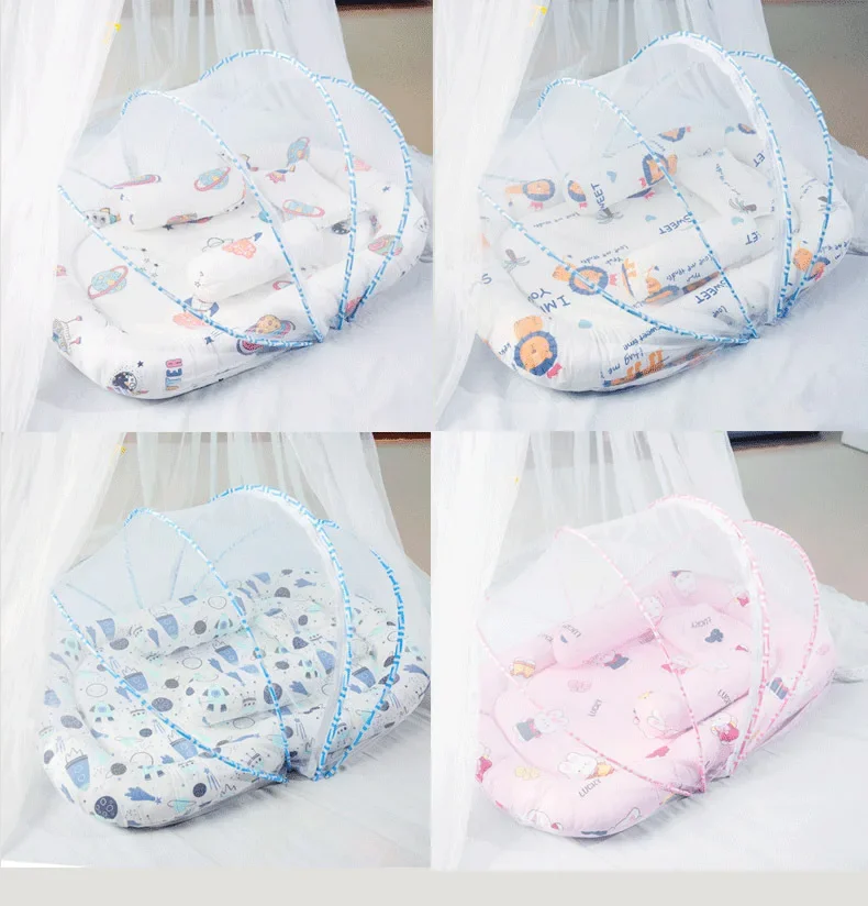 Foldable Babynest Bassinet Infant Sleeping Children's Bed with Mosquito Multi-Function Travel Baby Nest Portable Baby Bed Crib