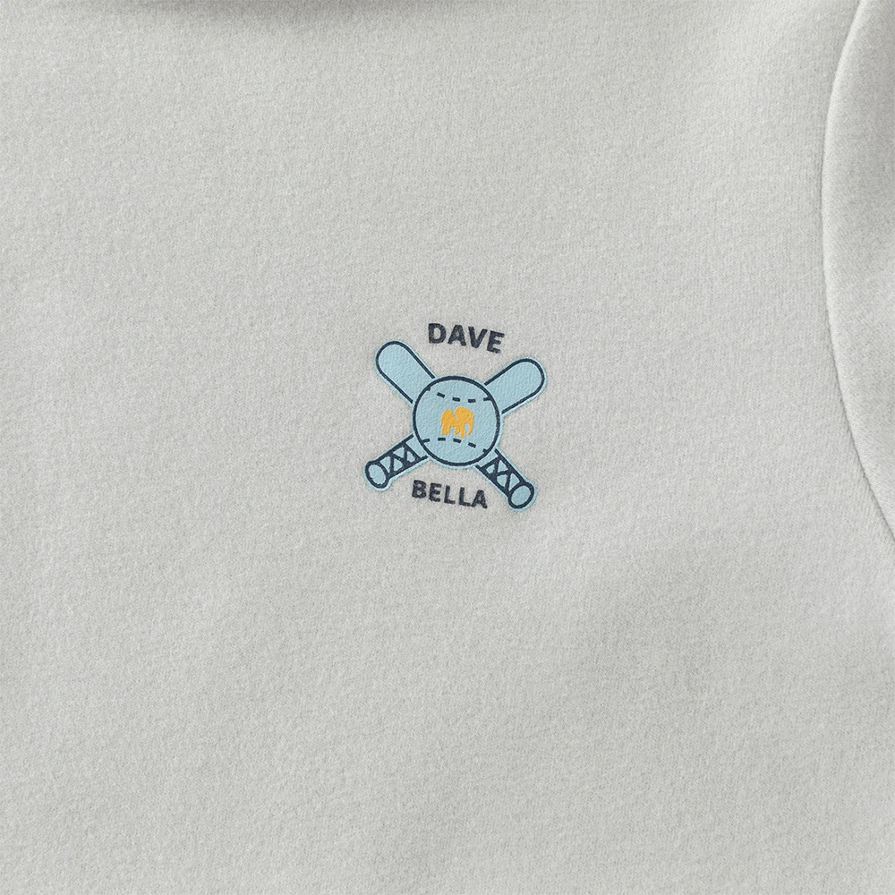 Dave Bella Children Double-side Fleece Autumn Winter Bottoming Thicken T-shirts Boys Half High Collar Long Sleeve Tops DK4253797