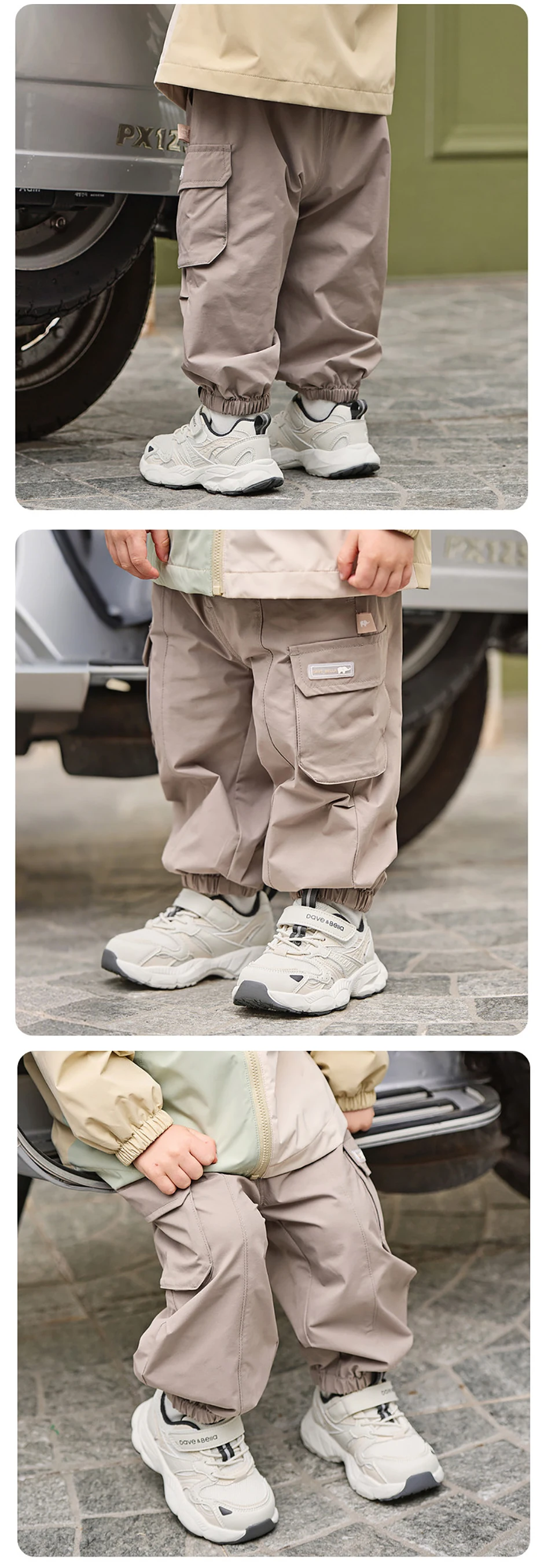 Dave Bella Children Casual Sneaker Spring Autumn Boys Shoes Anti Slip Breathable Sports Kids Cozy Steady Outdoor Shoes DB1260052