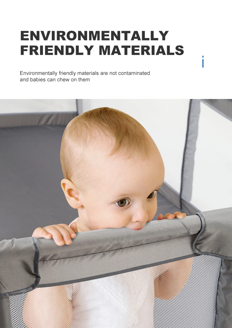 Lightweight Baby Playpen Indoor Playpen Newborn Suitable for Children Aged 0-6 Multi-Size Indoor Baby Playpen Easy to Assemble Stable Frame Independent Baby Play Area Comes with Small Balls Baby Activity Playpen Usable in Apartments Baby Playpen