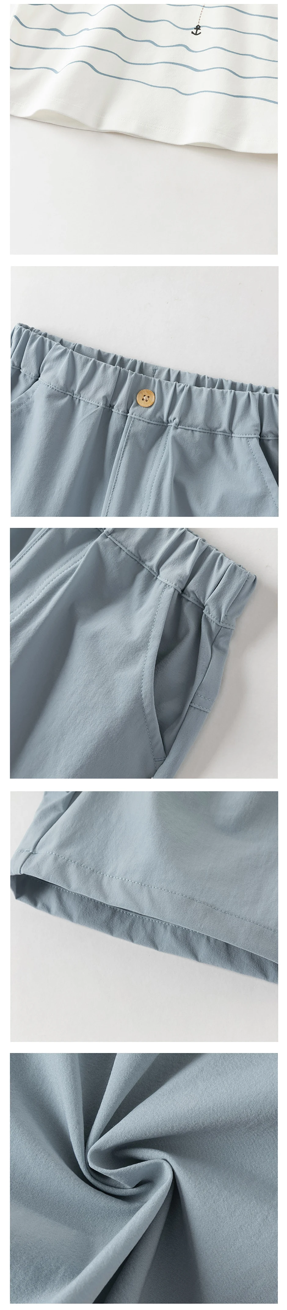Dave Bella Children Summer Shirt Set Boys Shorts Top Suits Kids Clothing Short Sleeve Casual Trousers Pullover Outdoor DB2261879