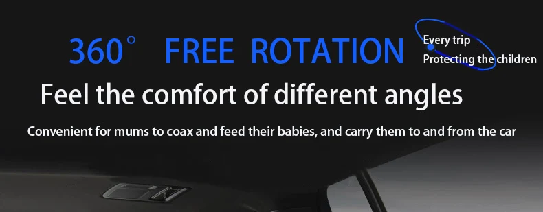 Baby Car Seat ISOFIX 360 Rotating Child Safety Seat for 0-12 Years Car Seat Baby Newborn Infant Toddler Child Car Seat Reclining Forward Reverse Mounting Five Point Belt Side Impact Protection Adjustable Headrest Support Leg Kids Car Seats Booster