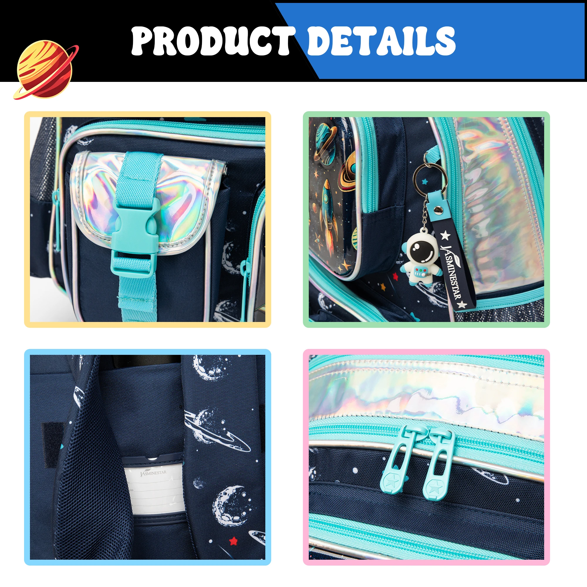 Boys Backpack Set with Lunch Bag & Pencil Case, School Backpack for Elementary & Middle School Boys, Casual Travel Daypack