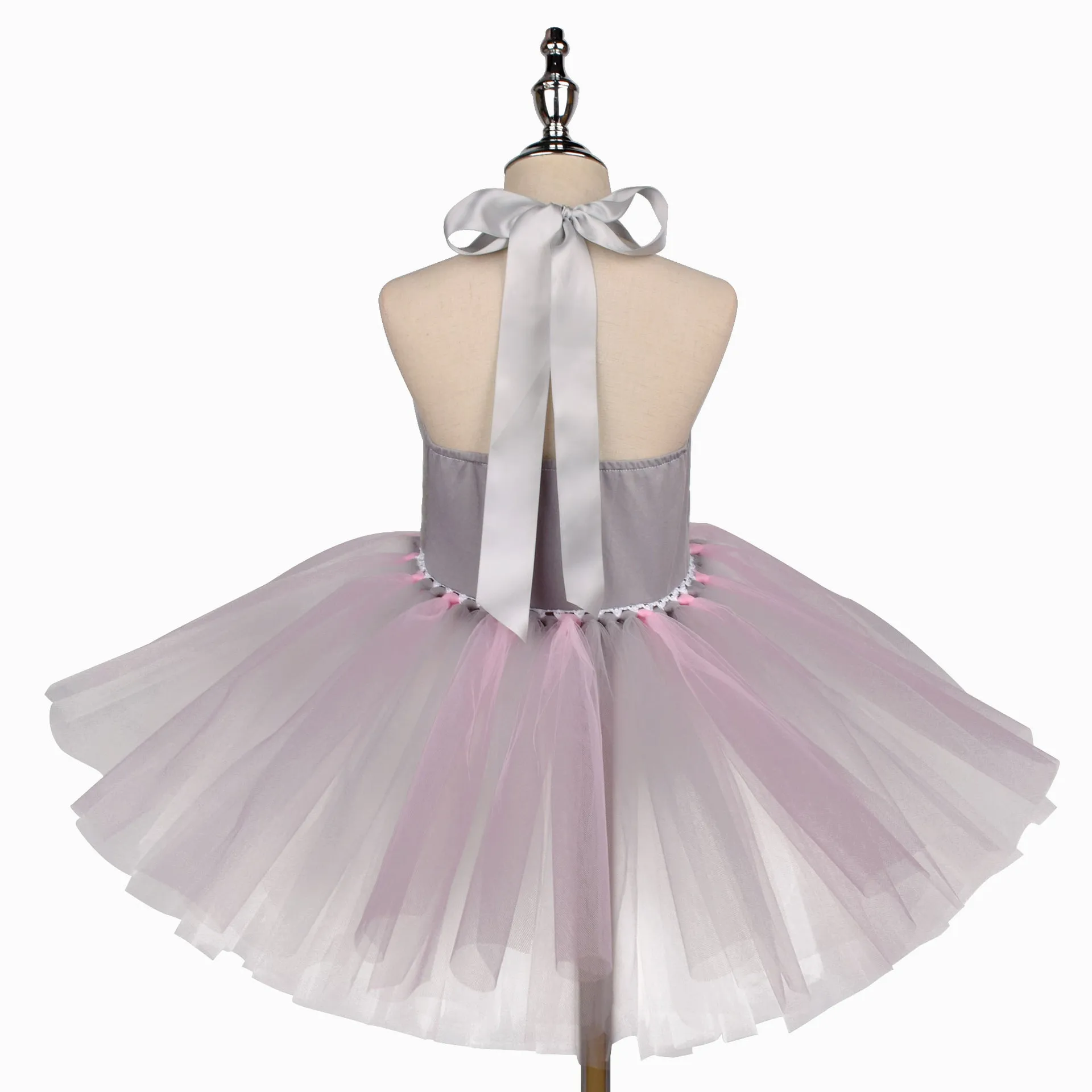 Cute Cartoon Koala Themed Dress for Little Girls, Princess Tutu Skirt for Halloween Party,Performance Clothes for Children's Day