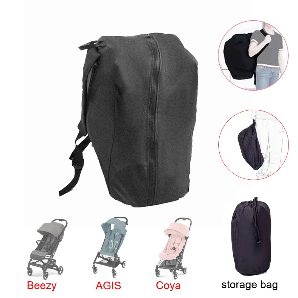 Stroller Travel Bag For Cybex Coya Agis Beezy Buggy Storage Bag Single Shoulder Backpack Portable Foldable Bottom Waterproof