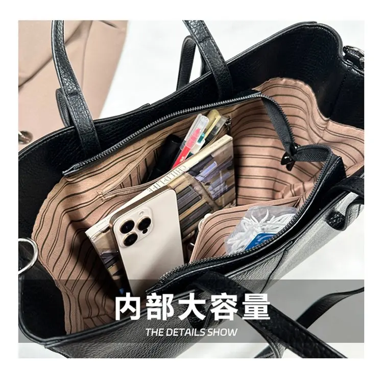 Large capacity outdoor casual handbag, new fashionable zipper shoulder bag, women's fashionable crossbody bag