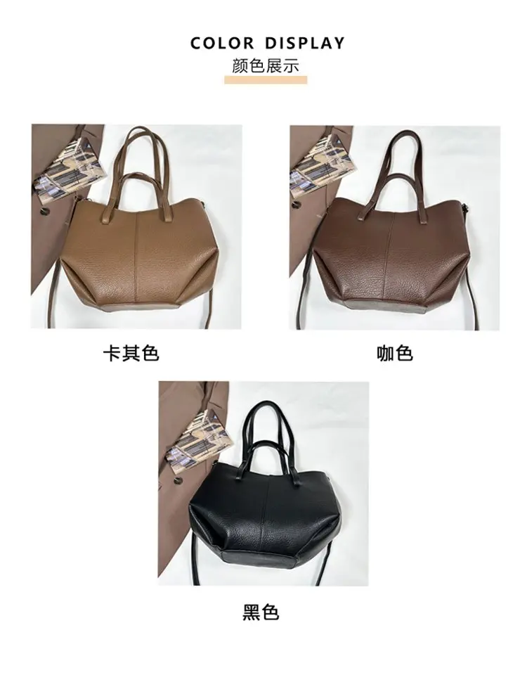 Large capacity outdoor casual handbag, new fashionable zipper shoulder bag, women's fashionable crossbody bag