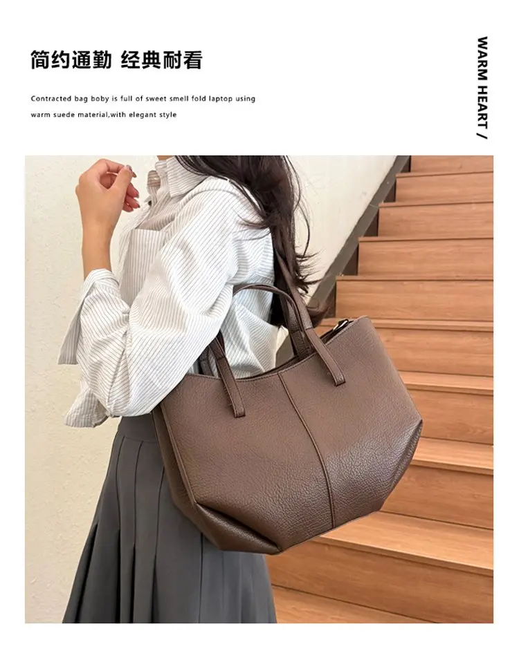 Large capacity outdoor casual handbag, new fashionable zipper shoulder bag, women's fashionable crossbody bag