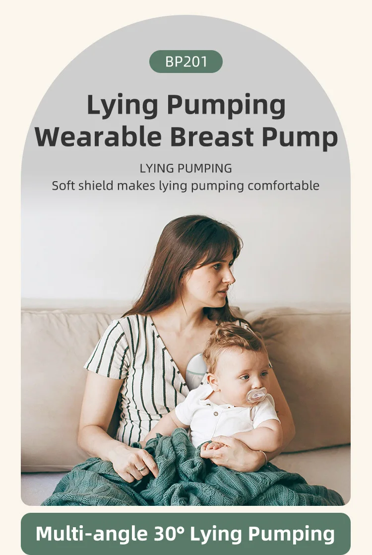 Silent Comfortable Portable Electric Breast Pump, Hands‑Free Wearable Breastmilk Collector for Pregnant & Nursing Mothers