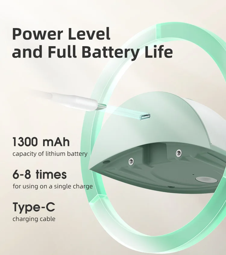 Silent Comfortable Portable Electric Breast Pump, Hands‑Free Wearable Breastmilk Collector for Pregnant & Nursing Mothers