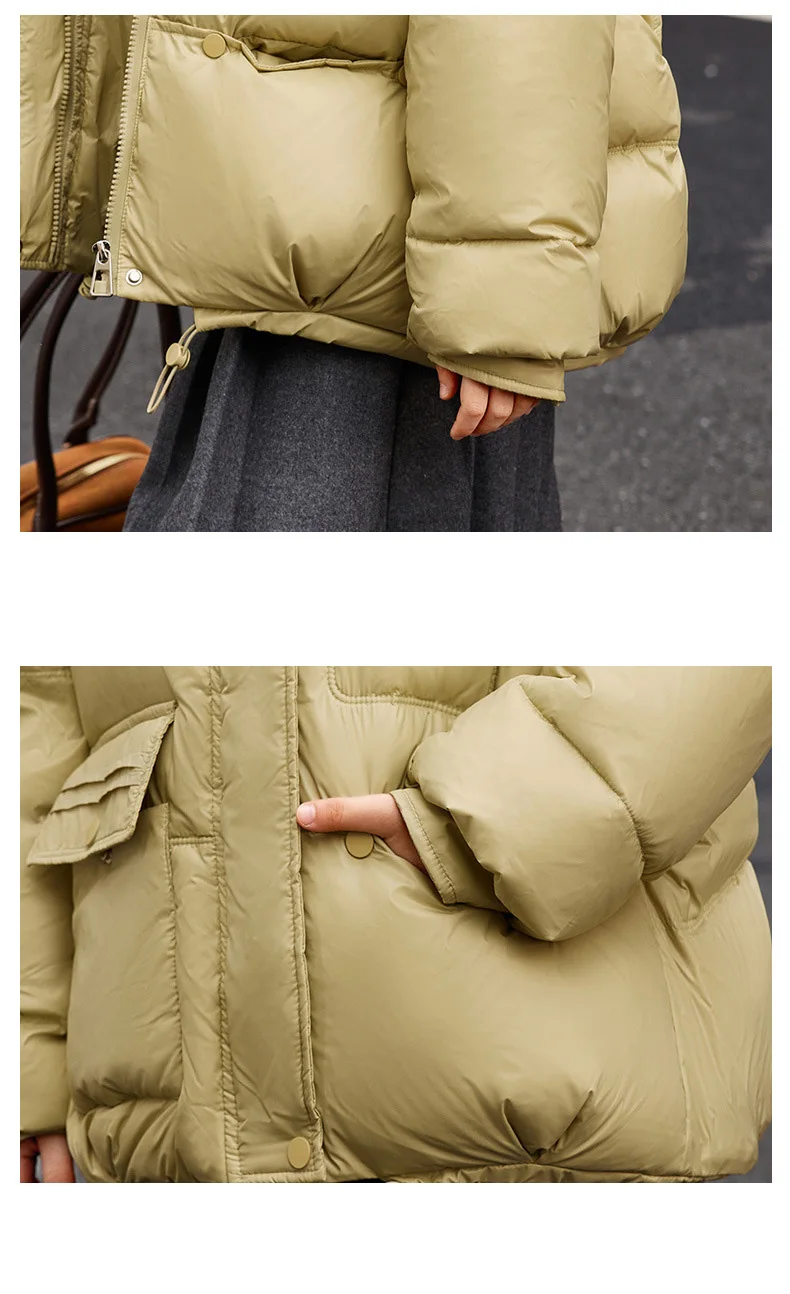UNITIM 2026 Winter Down Jacket For Girl 90% White Duck Down Hooded Thick Warm Teenage Girl Outwear Coat 5-16 Years Kids Parkas